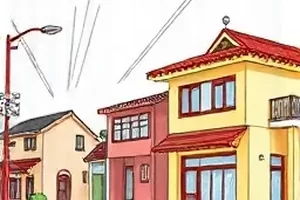 银河邮差封面：邮差背着邮包穿过星尘铺成的小路